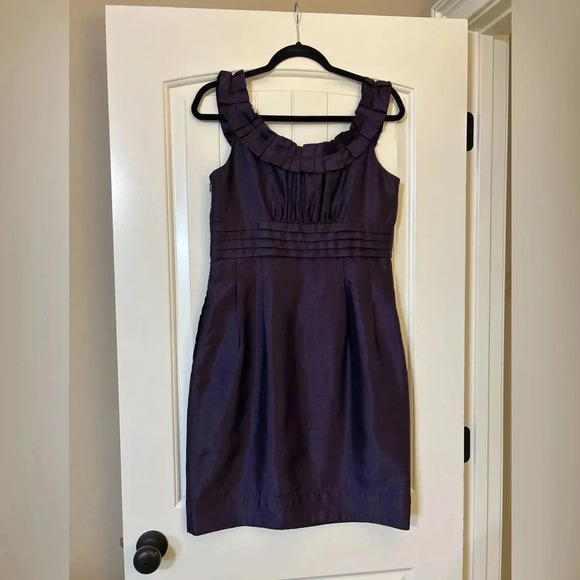 Jessica Howard Plum Colored Semiformal Dress. Self Portrait Dress. - Picture 3 of 8